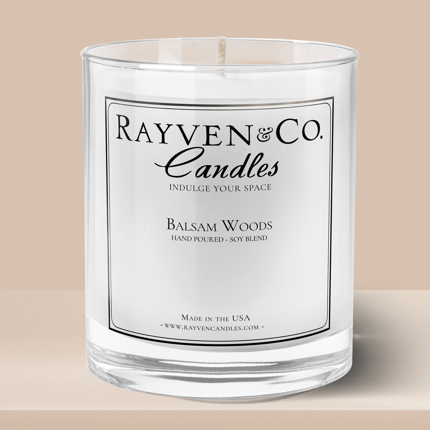 Balsam Scented Candles that smell like the woods