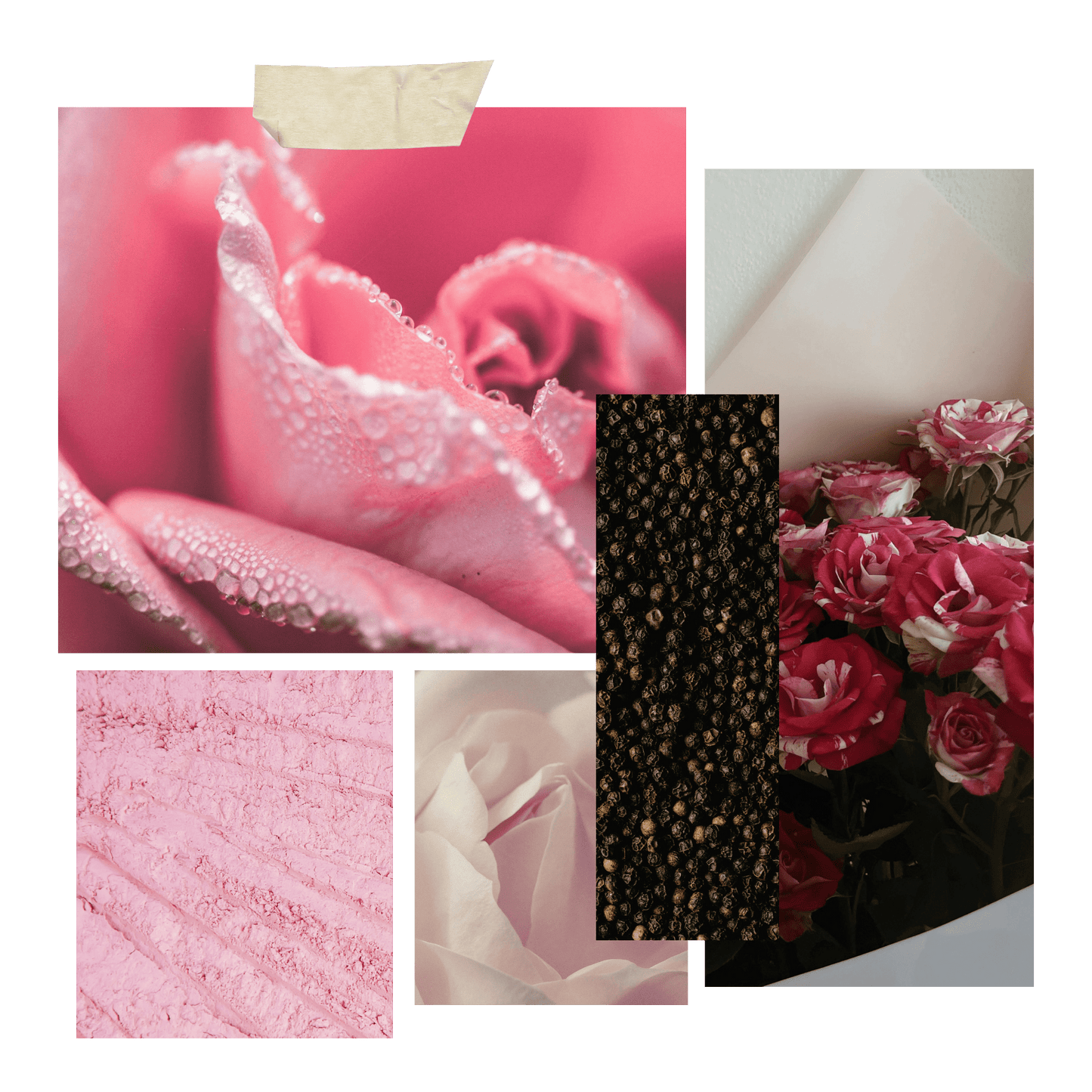 Black Pepper, Rose Candle Smells like Roses and Pepper Spring Strong Candle Scent