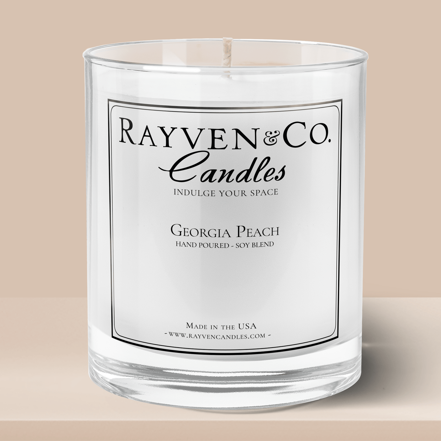 Peach Candle for Summer