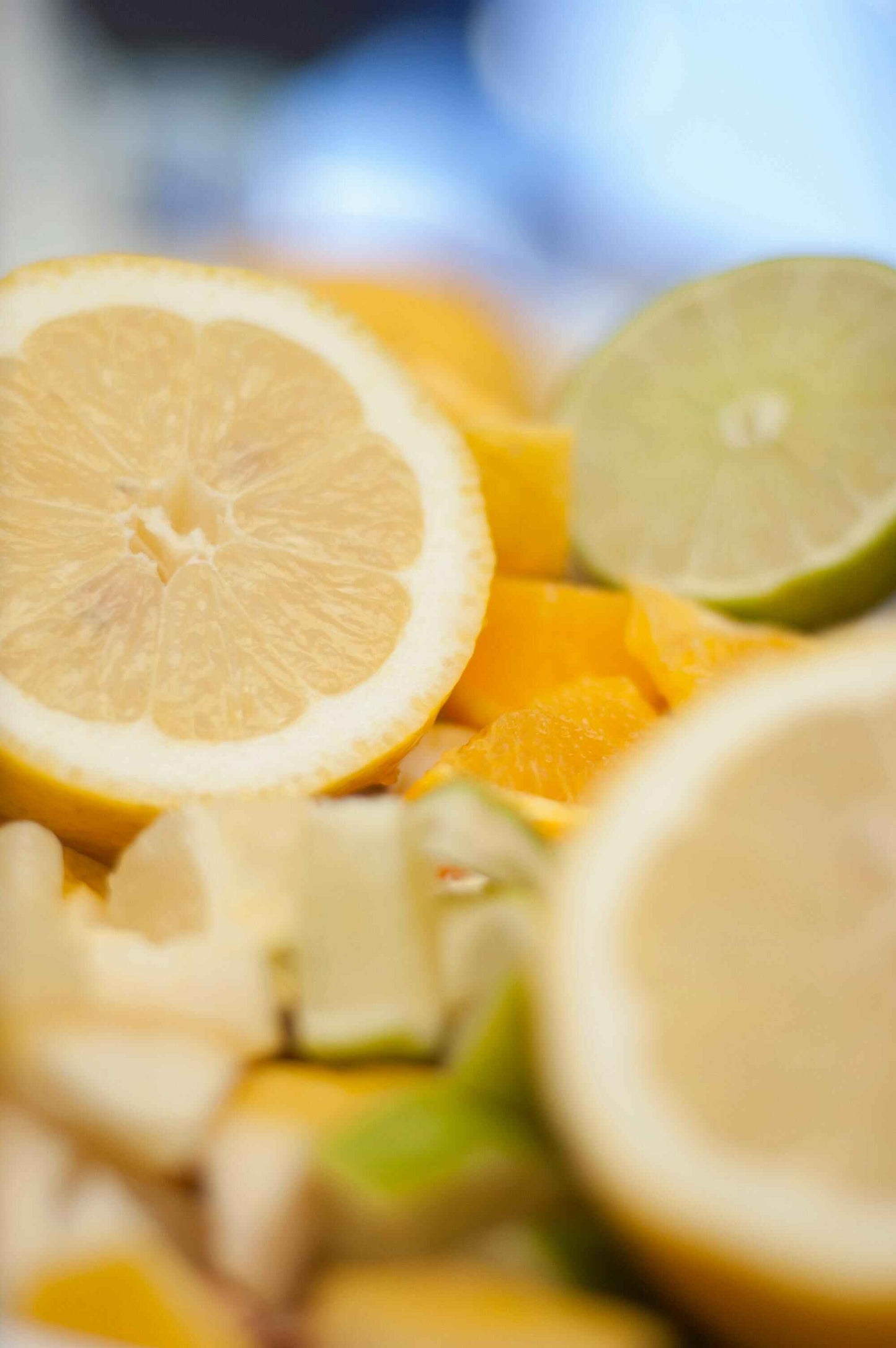 Lemon Currant Candle, Light Citrus Fruits Scented Candle