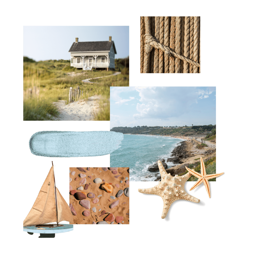 Ocean Cottage Summer Candle, Scented Candle Aquatic for Summer