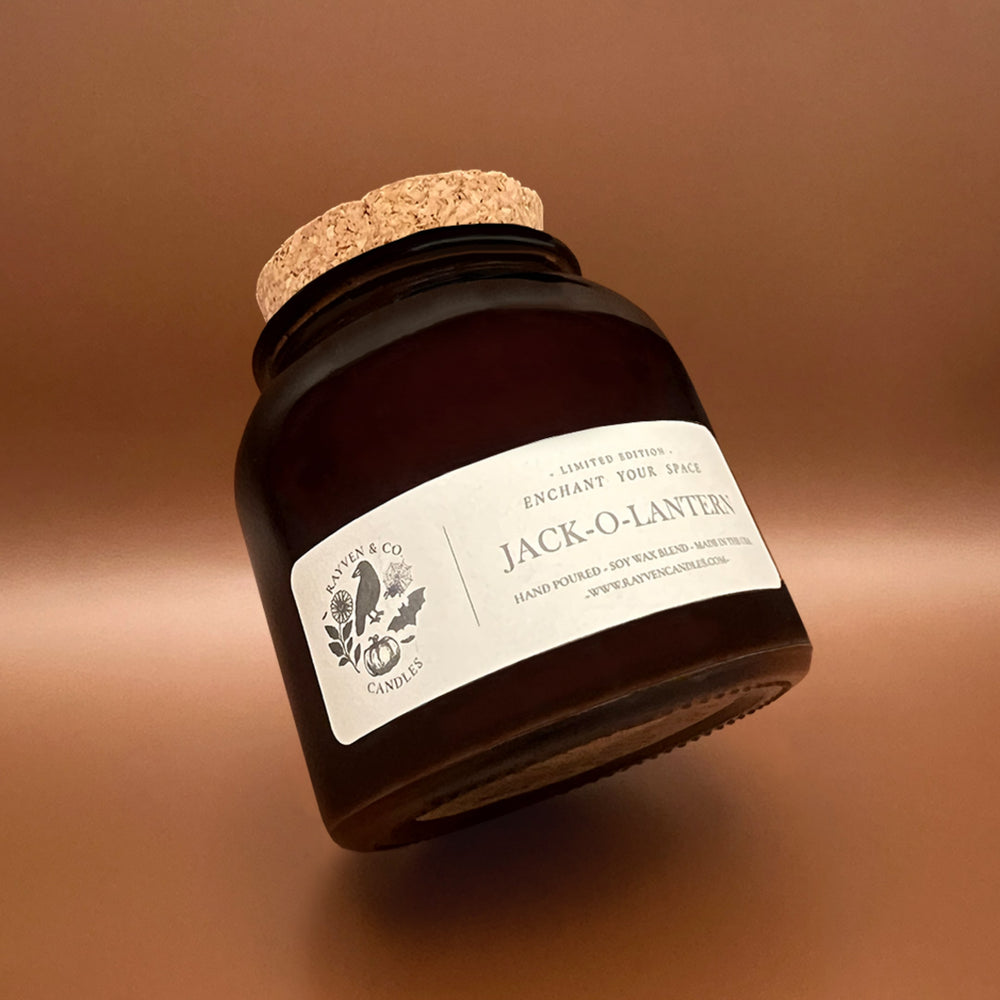 Apothecary Candle Jar Halloween Themed Limited Edition Scented Candle