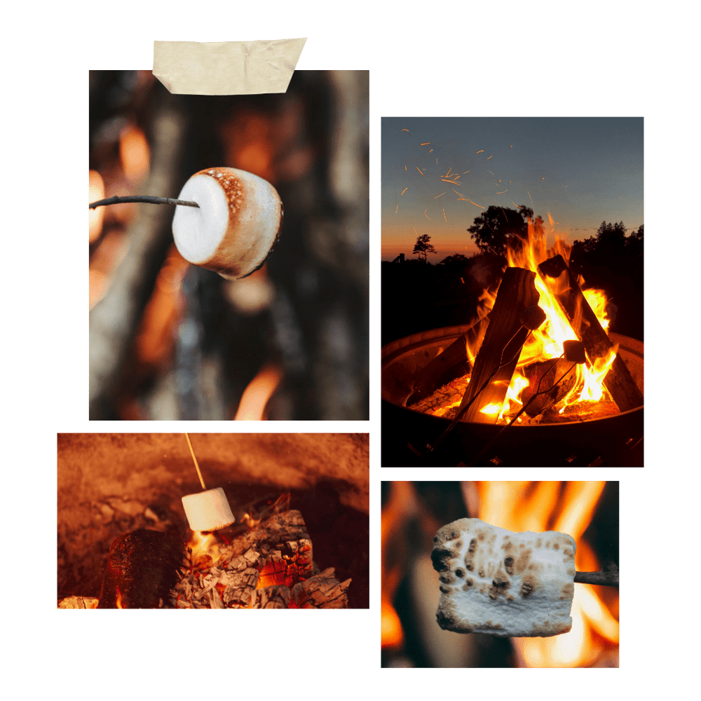 Ghost & Ghouls Halloween Themed Scented Candle that smells like Toasted Marshmallow and Bonfires