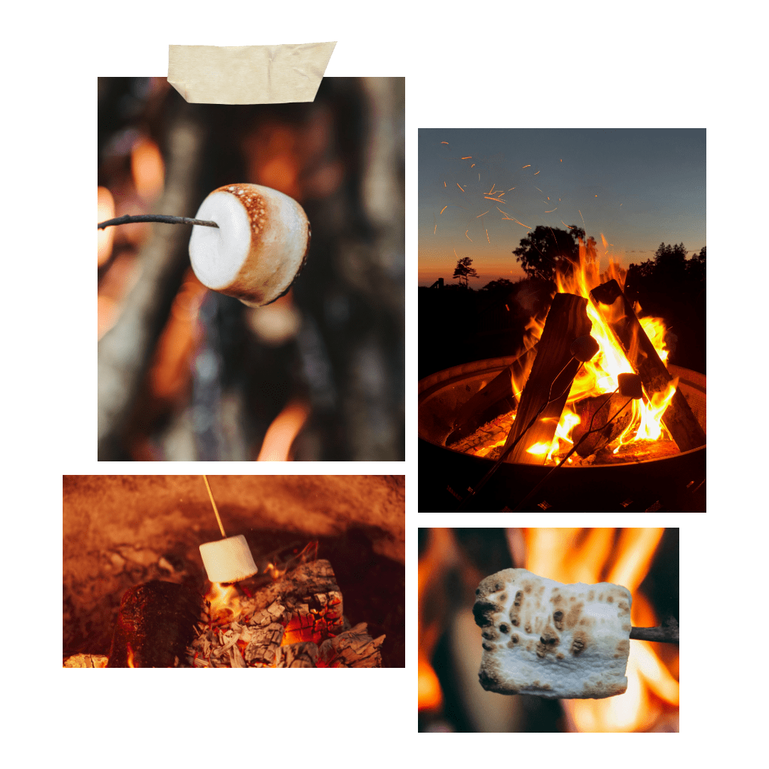 Ghost & Ghouls Halloween Themed Scented Candle that smells like Toasted Marshmallow and Bonfires