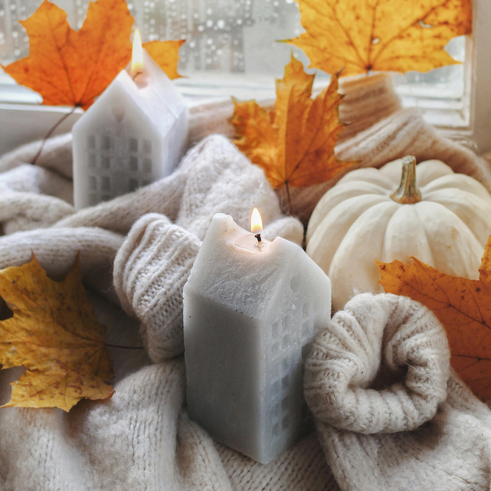 White Pumpkin Halloween Themed Scented Candle